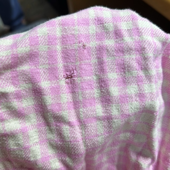 Levi's Nola Menswear Shirt in pink plaid size small - Picture 4 of 8